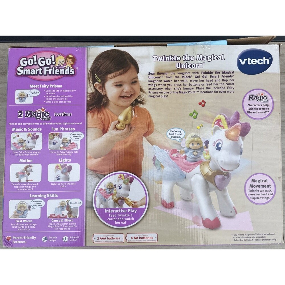 BRAND NEW VTECH TWINKLE THE MAGICAL UNICORN GO GO! SMART FRIENDS - Picture 3 of 7